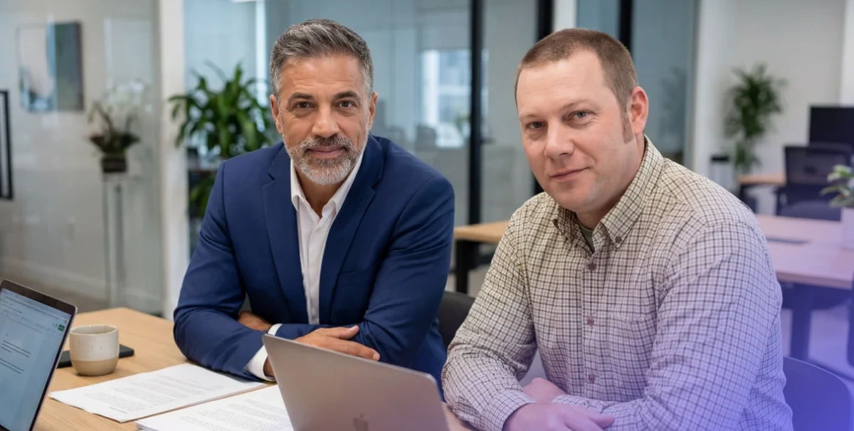 Chris Butler (Crypto Gambling Foundation Managing Director) & Steve Jackson (Playday Founder), November 2019